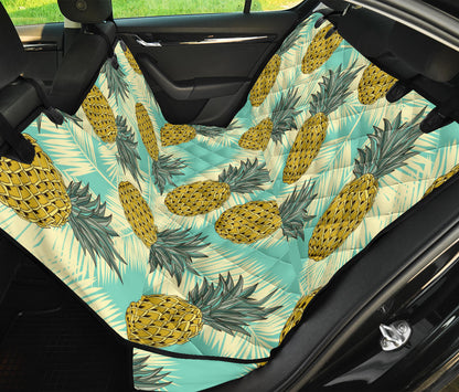 Pineapple Pattern Print Design PP03 Rear Dog  Seat Cover