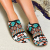 Tribal Aztec Indians pattern Aqua Water Shoes