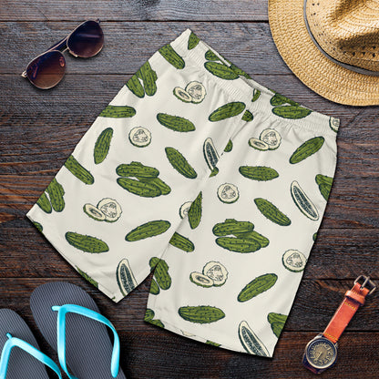 Cucumber Pattern Print Design CC05 Mens Shorts