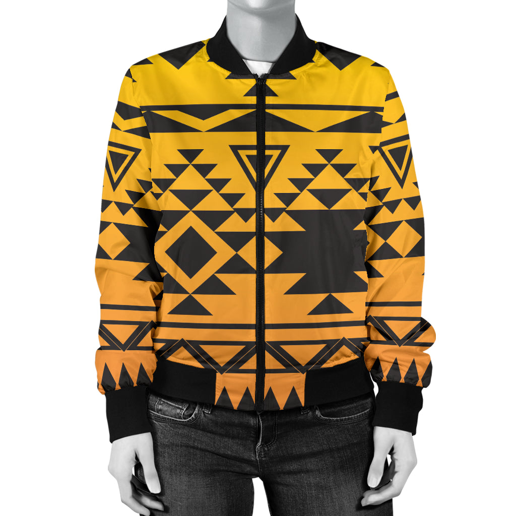 Rastafarian Pattern Print Design A04 Women's Bomber Jacket