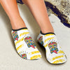 Tiki Smile Mask Print Pattern Aqua Water Shoes