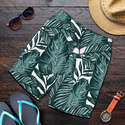 Tropical Palm Leaves Pattern Mens Shorts