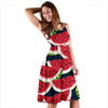 Watermelon Pattern Print Design WM011 Midi Dress