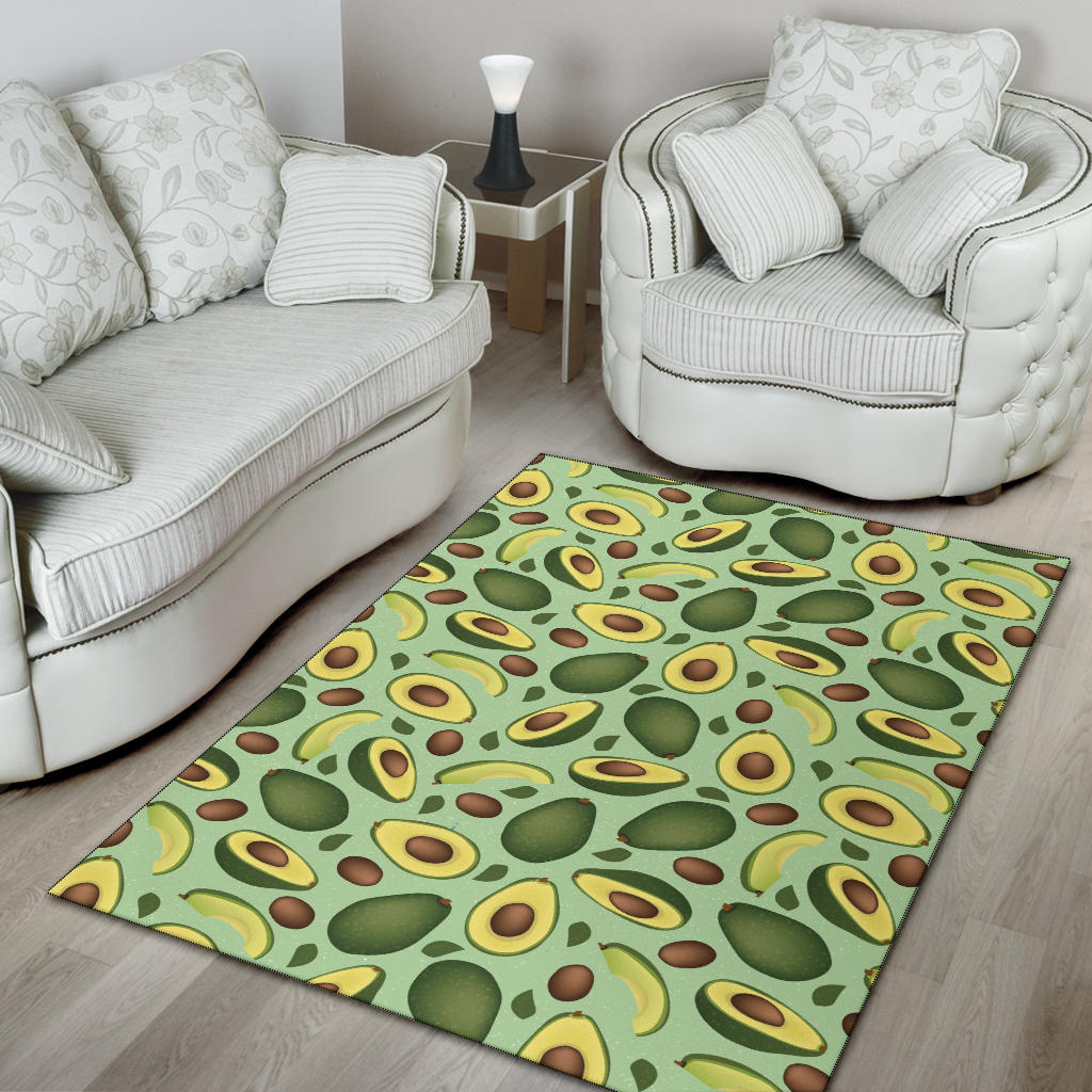 Avocado Pattern Print Design AC01 Area Rugs