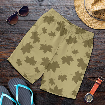 Maple Leaf Pattern Print Design 01 Mens Shorts