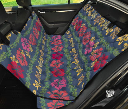 Hawaiian Themed Pattern Print Design H018 Rear Dog  Seat Cover