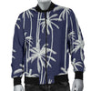 Palm Tree Pattern Print Design PT06 Men Bomber Jacket