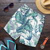 Pattern Tropical Palm Leaves Mens Shorts