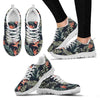 Bird Of Paradise Pattern Print Design BOP02 Sneakers White Bottom Shoes