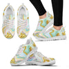 Gold Sweet Marble Sneakers White Bottom Shoes