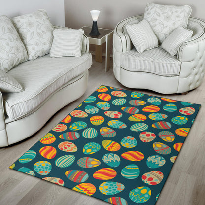 Easter Eggs Pattern Print Design RB09 Area Rugs
