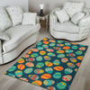 Easter Eggs Pattern Print Design RB09 Area Rugs