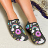 Donut Unicorn Pattern Print Design DN09 Aqua Water Shoes