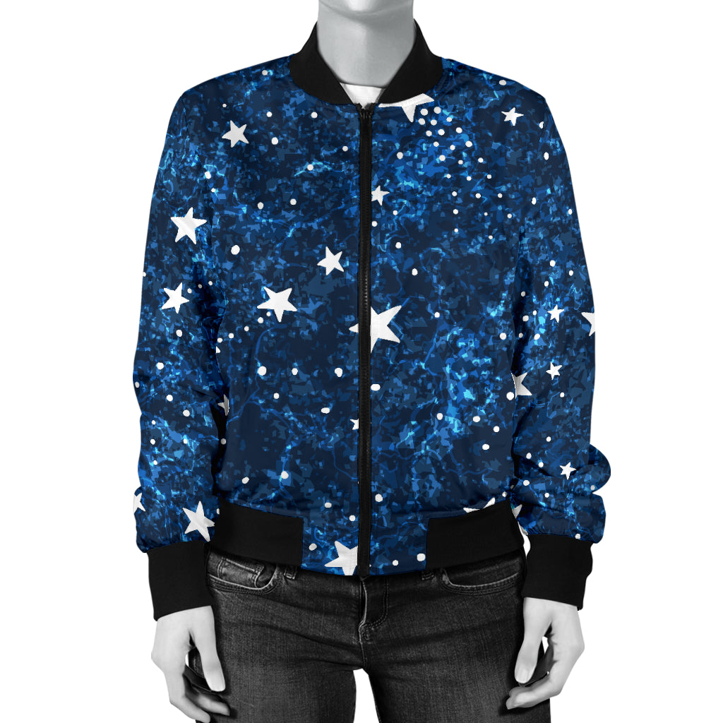 Cosmic Pattern Print Design 05 Women's Bomber Jacket