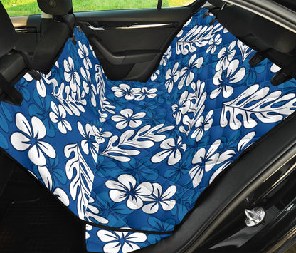 Plumeria Pattern Print Design PM015 Rear Dog  Seat Cover