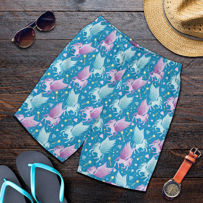 Pegasus Pattern Print Design 04 Mens Shorts
