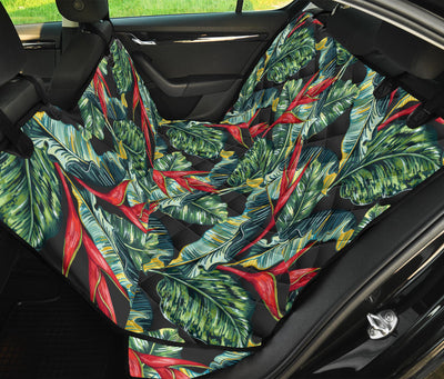 Bird Of Paradise Pattern Print Design BOP06 Rear Dog  Seat Cover