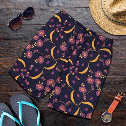 Anemone Pattern Print Design AM012 Mens Shorts