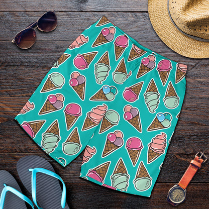 Ice Cream Pattern Print Design IC01 Mens Shorts