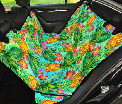 Pineapple Pattern Print Design PP010 Rear Dog  Seat Cover