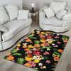 Tropical Fruits Pattern Print Design TF02 Area Rugs