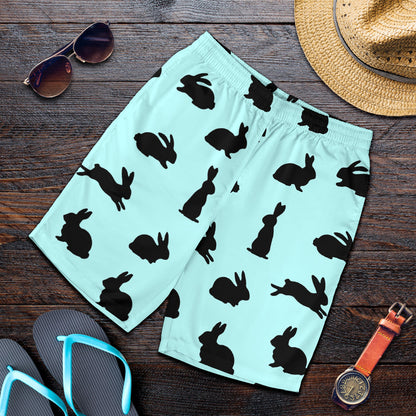 Rabbit Pattern Print Design RB010 Mens Shorts
