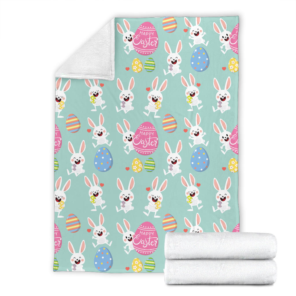 Easter Eggs Pattern Print Design RB014 Fleece Blanket