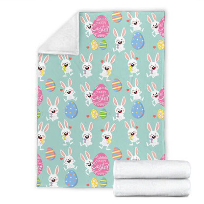 Easter Eggs Pattern Print Design RB014 Fleece Blanket
