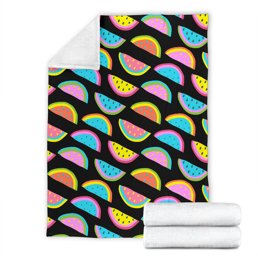 Watermelon Pattern Print Design WM08 Fleece Blanket