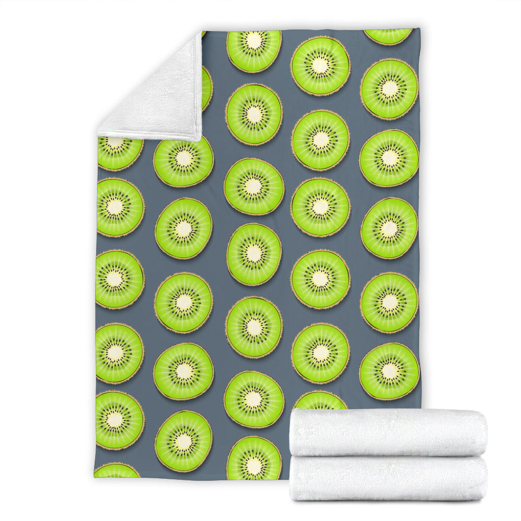 Kiwi Pattern Print Design KW06 Fleece Blanket