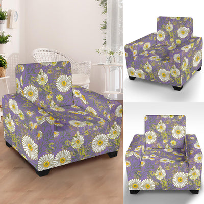 Daisy Pattern Print Design DS011 Armchair Slipcover