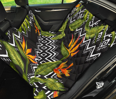 Bird Of Paradise Pattern Print Design BOP07 Rear Dog  Seat Cover