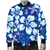 Hibiscus Pattern Print Design HB04 Men Bomber Jacket