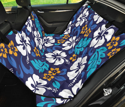 Hibiscus Pattern Print Design HB030 Rear Dog  Seat Cover