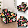 Hibiscus Pattern Print Design HB025 Armchair Slipcover