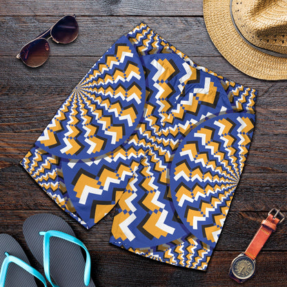 Optical illusion Pattern Print Design A01 Mens Shorts