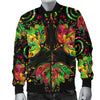 lotus Boho Pattern Print Design LO09 Men Bomber Jacket