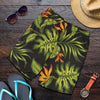 Bird Of Paradise Pattern Print Design BOP013 Mens Shorts