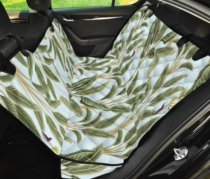 Banana Leaf Pattern Print Design BL03 Rear Dog  Seat Cover