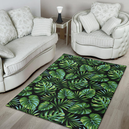 Palm Leaves Pattern Print Design PL013 Area Rugs