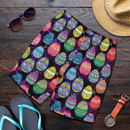 Easter Eggs Pattern Print Design RB08 Mens Shorts