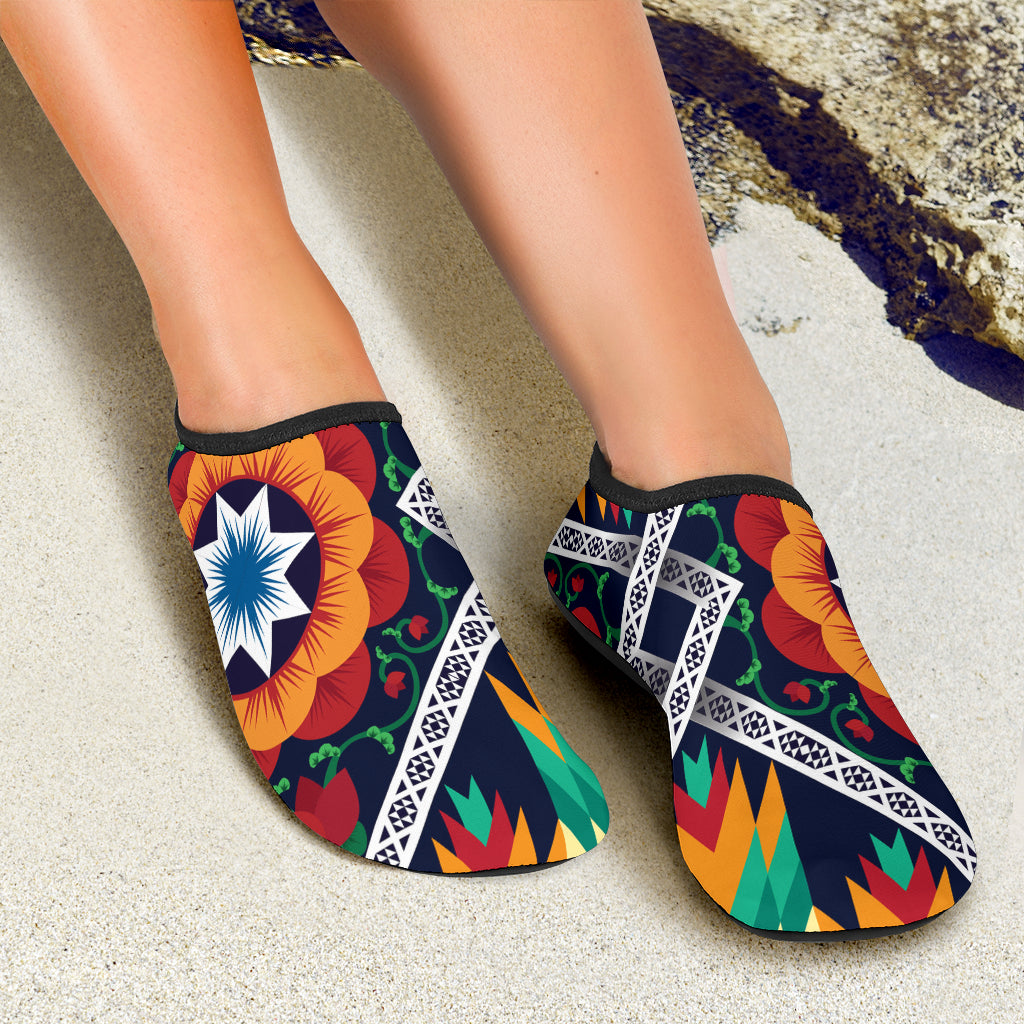 African Kente Aqua Water Shoes