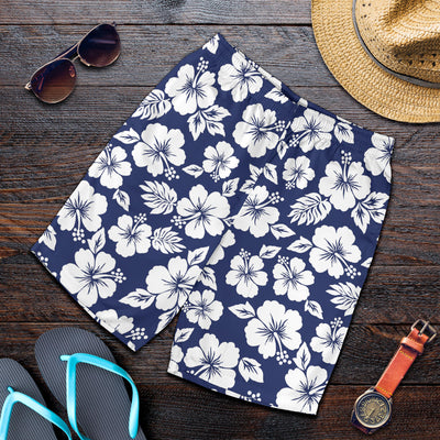 Hibiscus Pattern Print Design HB012 Mens Shorts