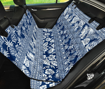 Hawaiian Themed Pattern Print Design H020 Rear Dog  Seat Cover