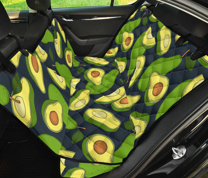 Avocado Pattern Print Design AC013 Rear Dog  Seat Cover