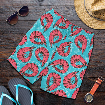 Prawn Pattern Print Design 01 Mens Shorts