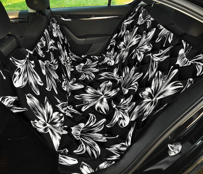 Amaryllis Pattern Print Design AL04 Rear Dog  Seat Cover