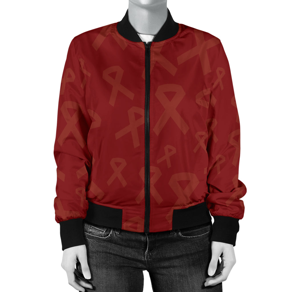 Multiple myeloma Pattern Print Design A02 Women's Bomber Jacket