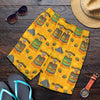 Maracas Mexican Style Pattern Print Design 02 Mens Shorts