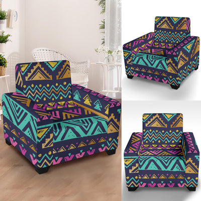 Multicolor Tribal aztec Armchair Slipcover